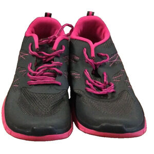 Danskin Now Women's Black Pink Running Sneakers Size 8 Lace Up Lightweight